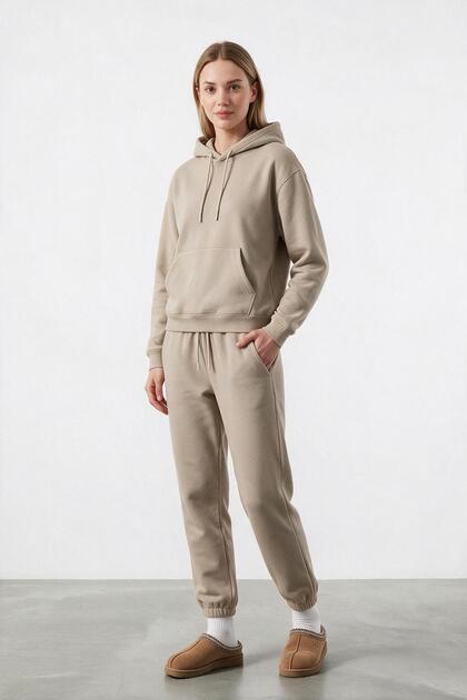 Women's Stone 3 Thread Hooded Fleece Tracksuit Set