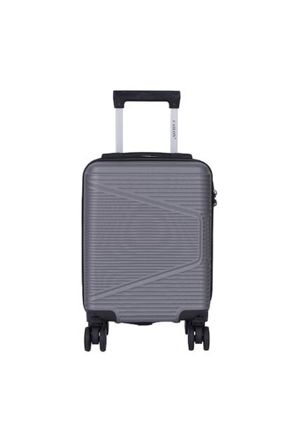 Troler de cabină Wizz Air, 40x30x20 cm, 4 roți duble cu rotație la 360 de grade ° Rotație detașabilă, ABS rezistent, Gri deschis, 6820 ®