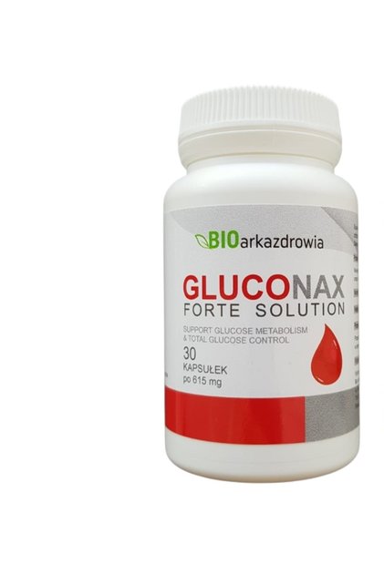 Gluconax - 30 capsule - Controlează nivelurile zahărului din sânge - ORIGINAL