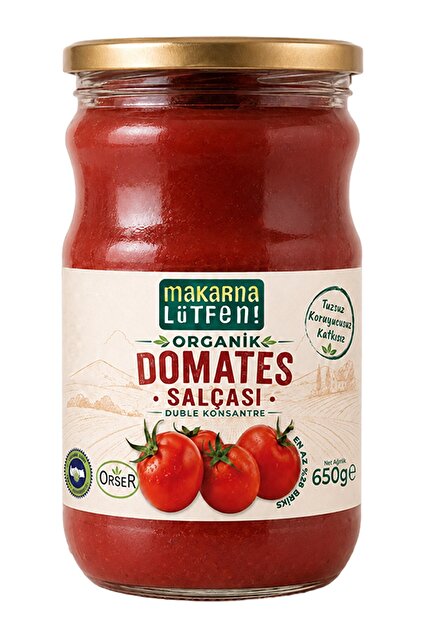 Organik Domates Salçası (650 g)