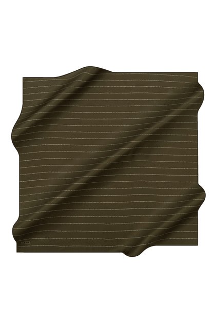 Green 90X90 Silk Crepe Satin Scarf