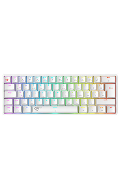 Gamenote KB920L Plus-TUR RGB Mekanik Oyuncu Klavyesi, 3 Modlu Bağlantı, 2.4G, BT5.0, Kablolu
