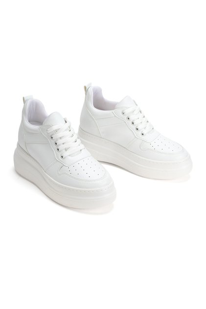 Women's High Sole Sneaker Sports Shoes Wedge Heeled Shoes