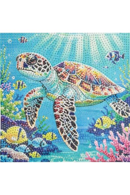 5D Diamond Stone Embroidery Kit Painting 25X25 cm - Diamond Painting Set - DIY Kit Mtx17350