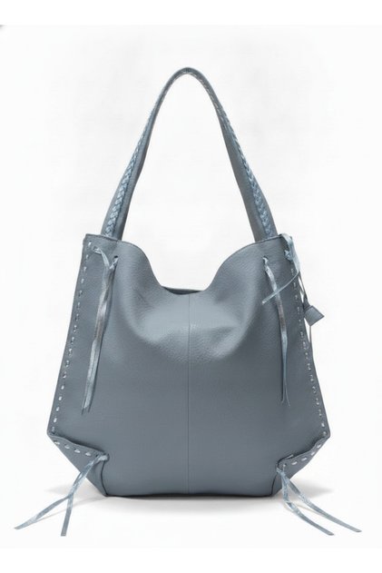 Geanta Dama Shopper cu Fermoar, Franjuri si Tinte, 48x42cm, C091189-4