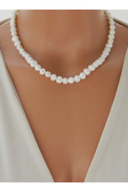 8mm Pearl Necklace -