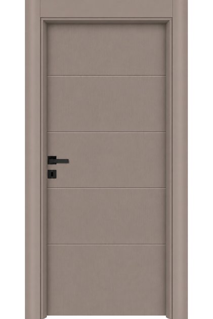 Modern Oda Kapısı - Pvc Kaplı Mdf İç Oda Kapısı - 202x88cm 16'lık Kasa