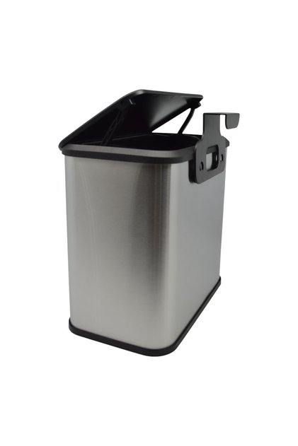 Κάδος απορριμμάτων INOX 5 λίτρων με γάντζο για ντουλάπι 25x15.1x24.7 εκ. ANKOR