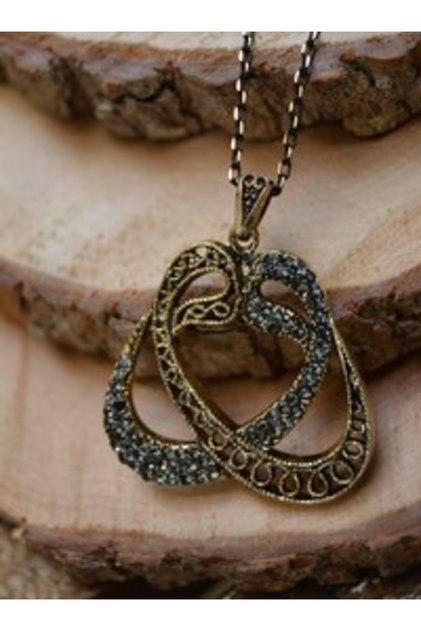 Vav Necklace - Bronze Color -