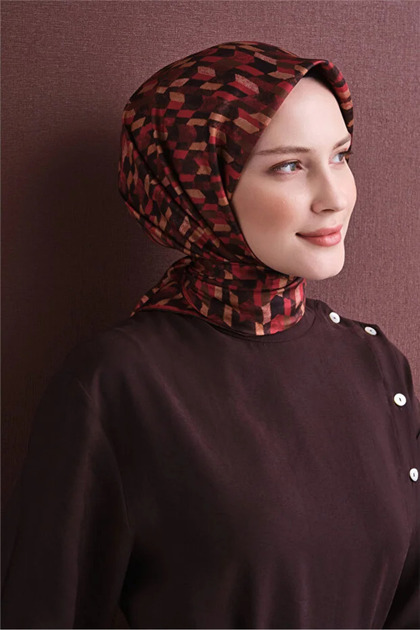 100% Sura Silk Scarf 9623D (S)-81