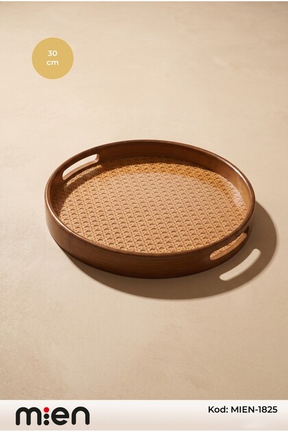 Hazeran Acacia Round Tray 30 cm