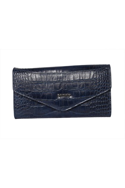 Genuine Leather Women's Double Compartment Card Holder Wallet