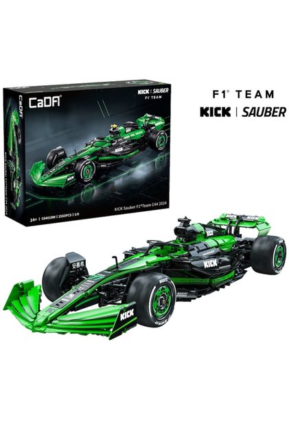 Set de construcție F1 Kick Sauber mașină de curse sportivă 2553 piese C64010W