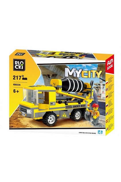 Set de construcție MyCity KB0226 autobetonieră, 217 piese, 6+