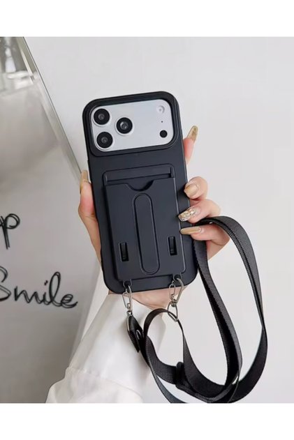 Colorful Silicone Case Compatible with iPhone 16 with Camera Protection, Strap and Card Holder