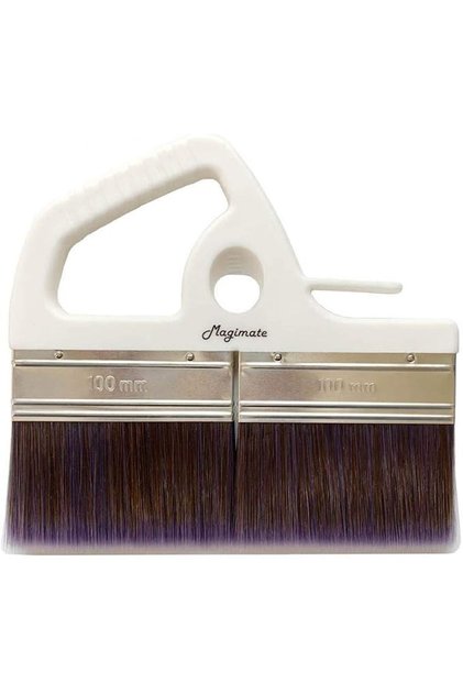 Large Paint Brush, 8 Inch, Wide Stain Brush for Floors, Doors, Wallpaper Paste and Decks, Soft Synth