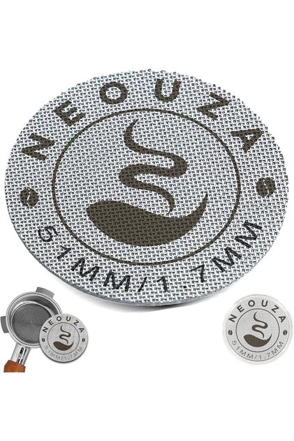 Espresso Puck Screen 51mm Reusable 1.7mm Thickness 150μm Stainless Steel Professional Barista