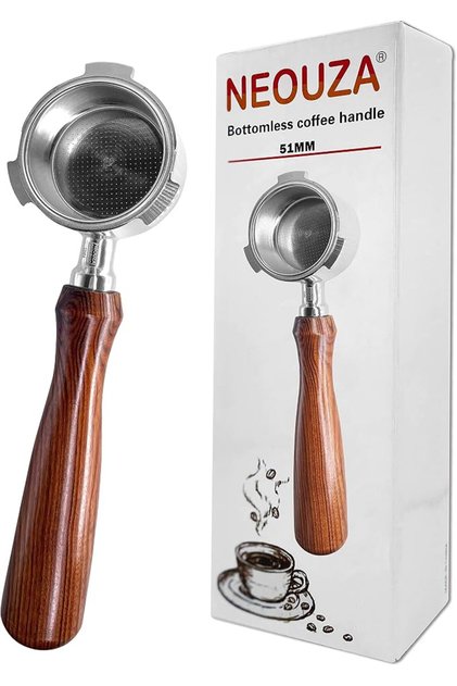51mm Espresso Bottomless Portafilter Compatible for Delonghi EC680/EC685 Coffee Machine,Upgra