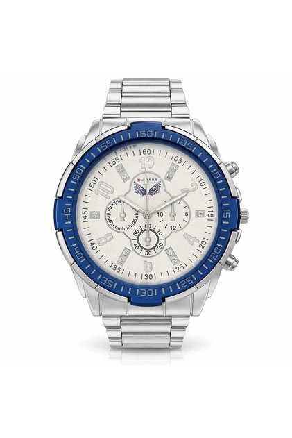 Ceas bărbătesc Ulysses CB48, Argintiu, mecanism Quartz