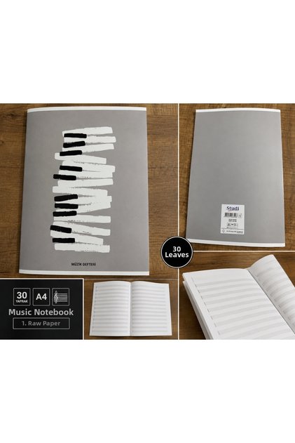 A4 Music Notebook 30 Sheets 1St Paper Notepad