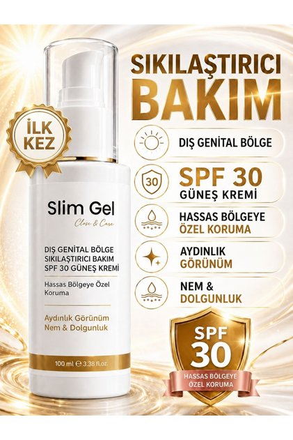 Intimate (Genital) Area Firming & Brightening & Tone Equalizing Spf +30 Sun Care Cream
