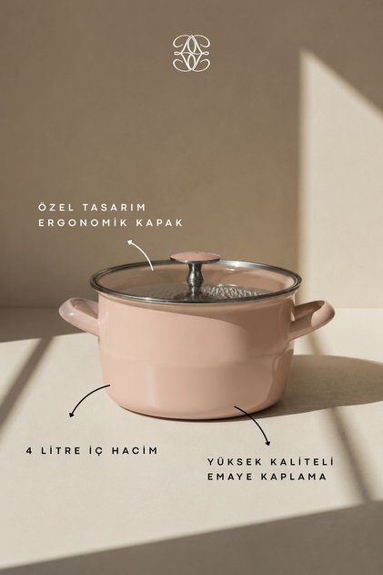 | The Pure Essence Series | 22 cm Enameled Frying Pan | Earth