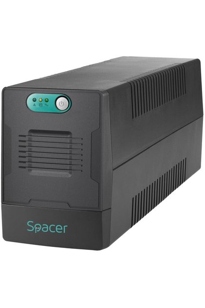 UPS Line Interactive, 800VA/480W, AVR, 2 πρίζες Schuko, ένδειξη κατάστασης με LED, μπαταρία 12V/9Ah
