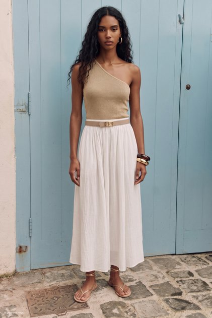 Flared Skirt - Ecru