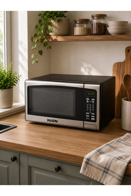 ميكروويف رقمي، KIMW/3001DB، اختيار متميز، جودة فائقة، تصميم عالي الجودة، أبيض اللون