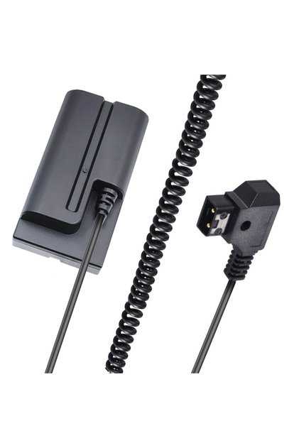كابل محول طاقة D-Tap لموصل DC5521 D-Tap إلى بطارية وهمية NP-F لكاميرات سوني NP F550 F