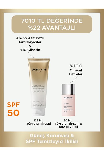 MİNERAL FİLTRELİ GÜNEŞ KORUMASI & SPF TEMİZLEYİCİ İKİLİSİ