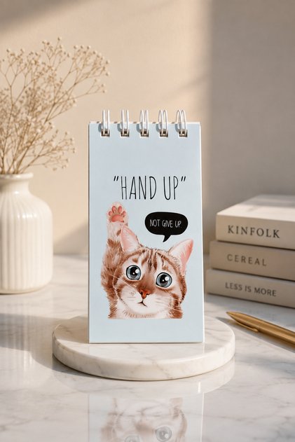 Mavi Kedi Not Defter