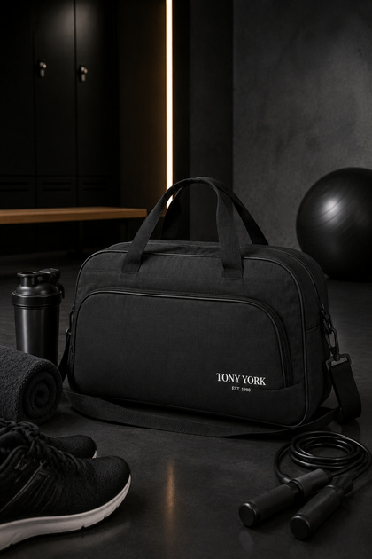 Original Unisex Large Volume 3-Compartment Adjustable Shoulder Strap Comfort Model Water-Resistant Multi-Compartment Gym Fitness Training Hospital Cabin Size Travel Hand and Shoulder Use Large Size Sports Bag