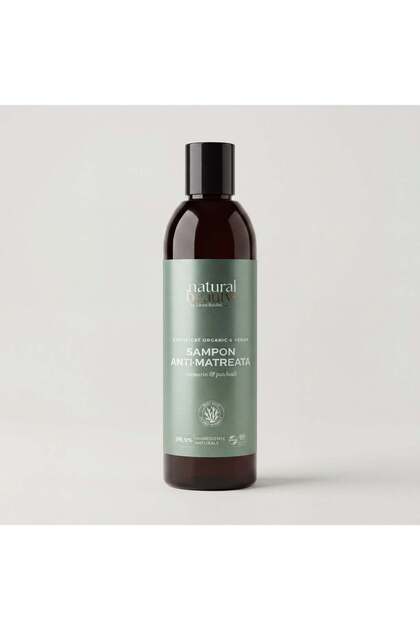 Sampon anti-matreata DON'T BE SHY, 99.9% ingrediente naturale, ORGANIC & VEGAN, 250 ml