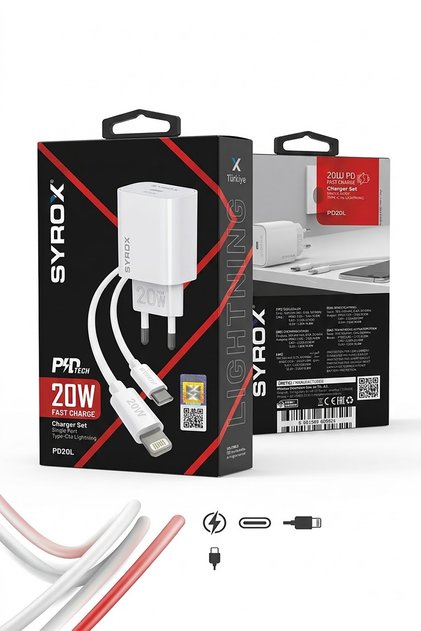 Iphone Şarj Hızlı 20w Pd Type-c Lightning Şarj Cihazı Pd20l