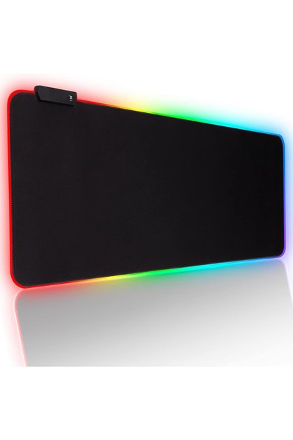 Голяма подложка за мишка за клавиатура и мишка, рамки с RGB осветление, за