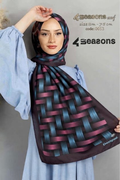 طرحة كريب شيفون