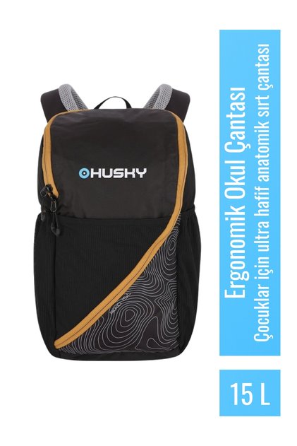 Jikko 15 Lt School Backpack (Black)