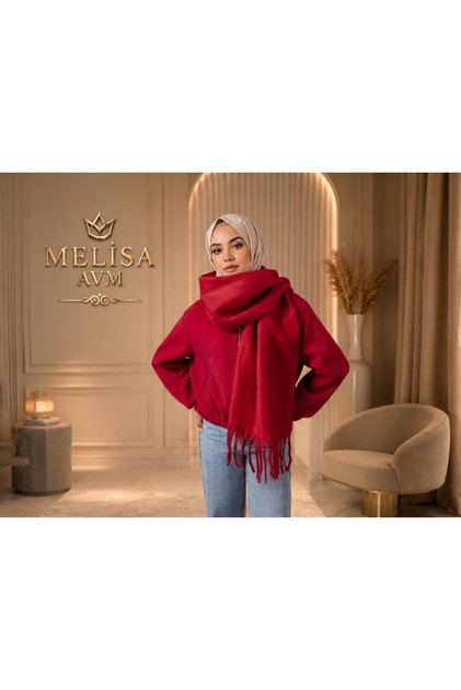 Puffy Yumuşak Dokulu Kadın Atkı Şal Omuz