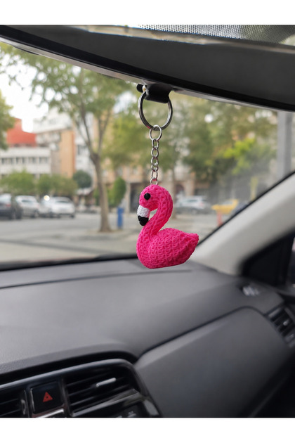 Keychains in Various Shapes – Flamingo, Rabbit, Cactus, Fox, Cup, Snowman, Black Cat, Purple Octopus, and Squirrel Patterns