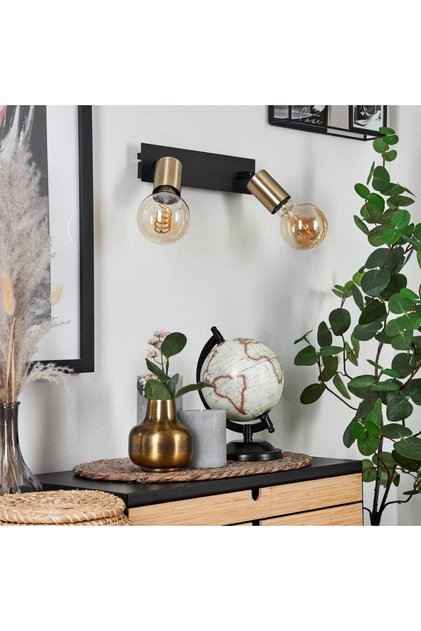 Modern1,Rustic1,Vintage1 Movable Matte Gold Headed 2Xe27 Wall Sconce (Excluding Glop Bulbs)