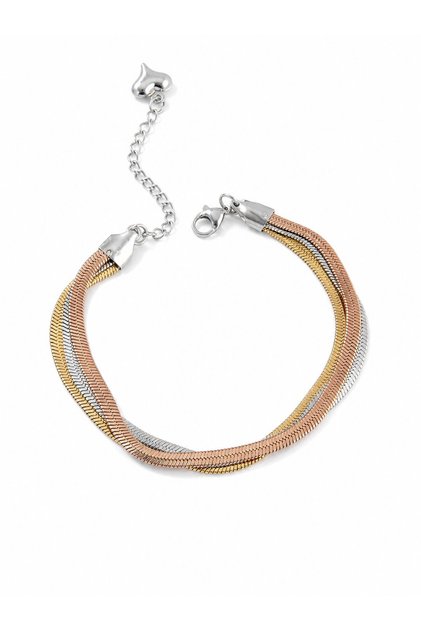 316L Steel Colorful Italian Chain Model Multiple Bracelet