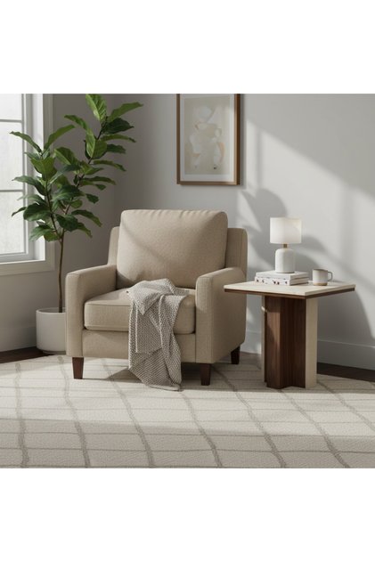 Ghliqi Service Table - Brown