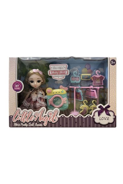 My Beautiful Baby Girl Doll with Laundry Toy Set
