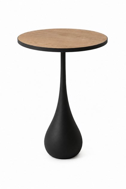 طاولة خدمة خشب مفرد 4545 HM635 BLACK BROWN