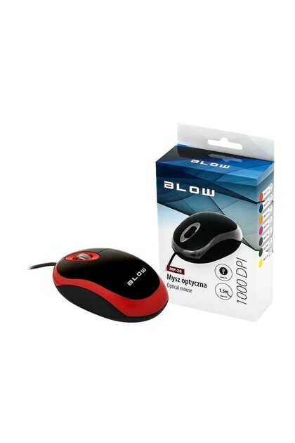 Mouse optic USB MP-20, Roșu