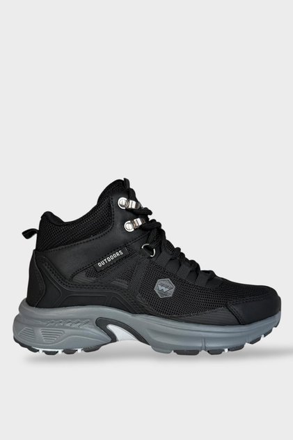 Unisex Water Repellent Cold-Proof Trekking & Outdoor Boots Black - Smoke