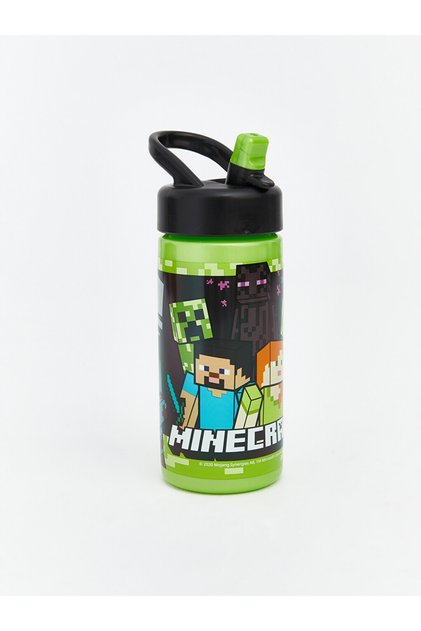 Karışık Minecraft Baskılı Erkek Çocuk Suluk 420 Ml