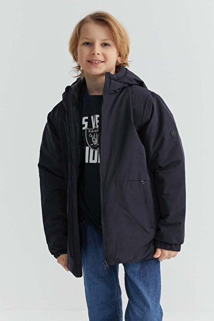 Boy's Hooded Coat