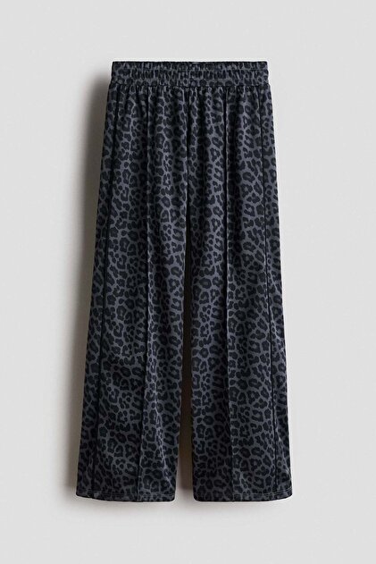 Wide-leg track pants